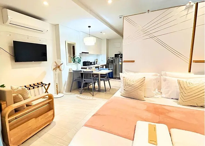 Lägenhet Tdj Japandi With Residential Pool Access In Tambuli Seaside Mactan