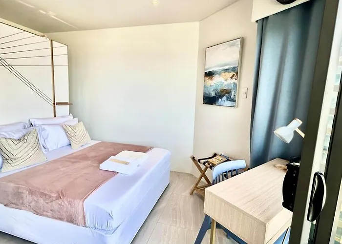 Tdj Japandi With Residential Pool Access In Tambuli Seaside Mactan Lägenhet *