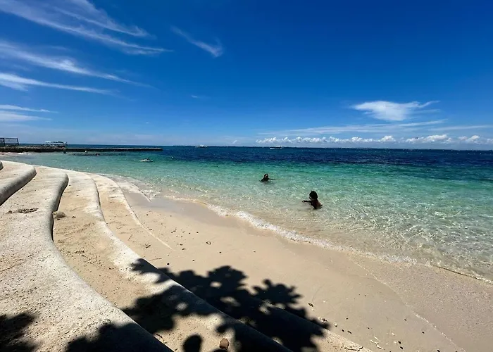Tdj Japandi With Residential Pool Access In Tambuli Seaside Mactan Lägenhet