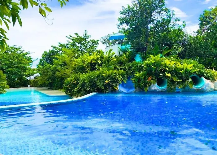 Tdj Japandi With Residential Pool Access In Tambuli Seaside Mactan Lägenhet *